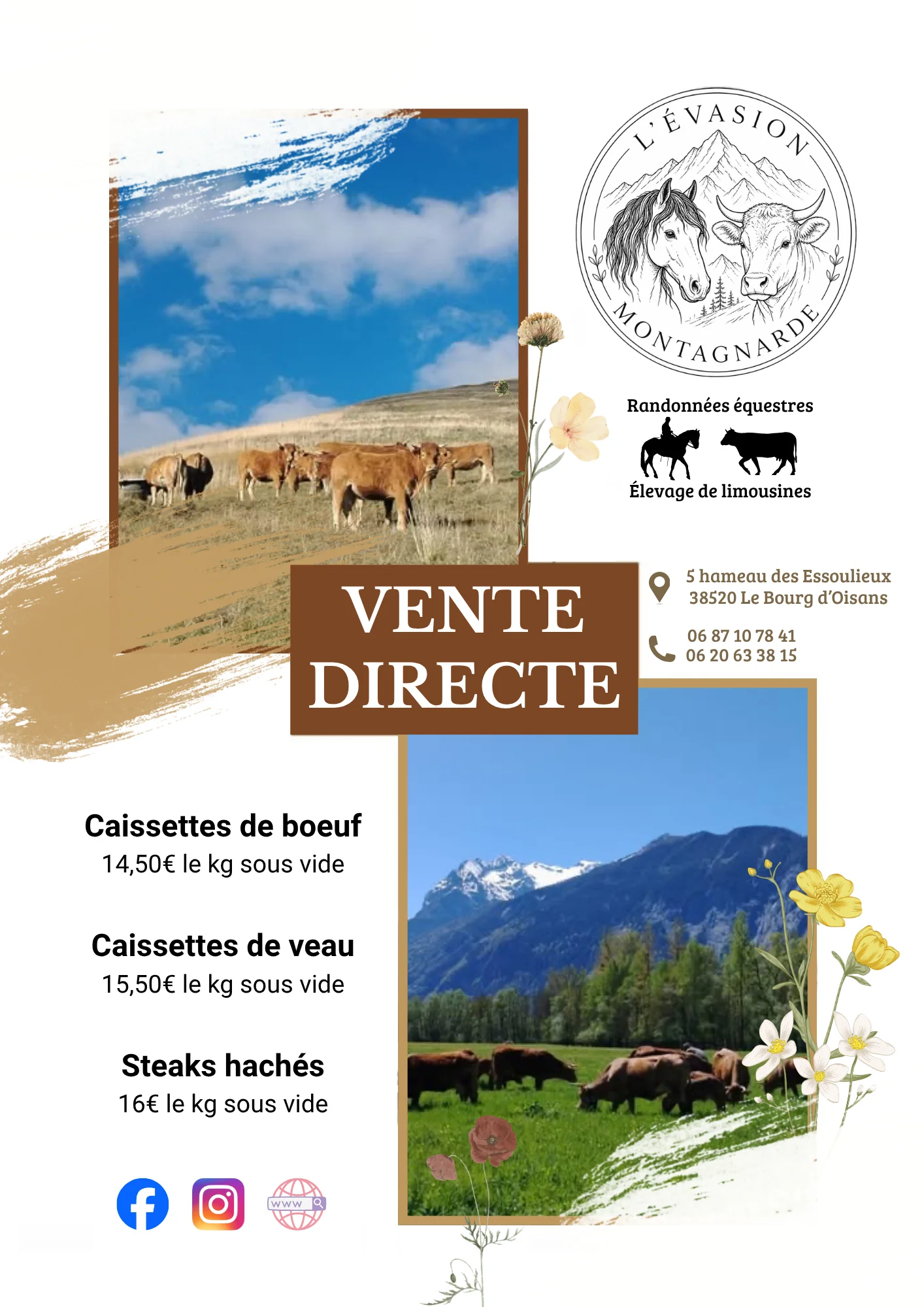 Affiche vente directe